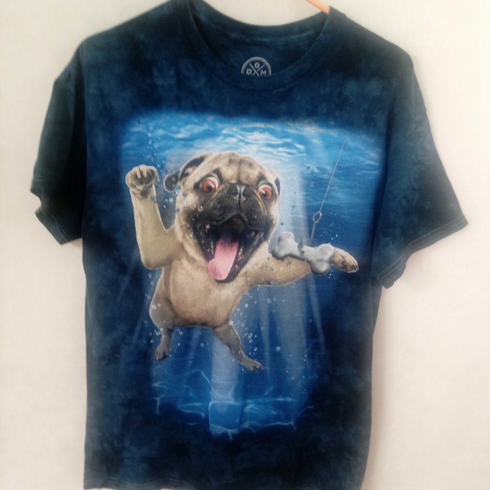 DOM Pug T-Shirt size medium - Picture 2 of 6